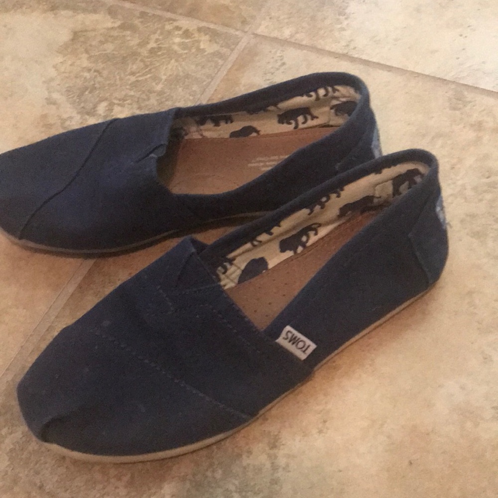 Ladies Navy blue Toms